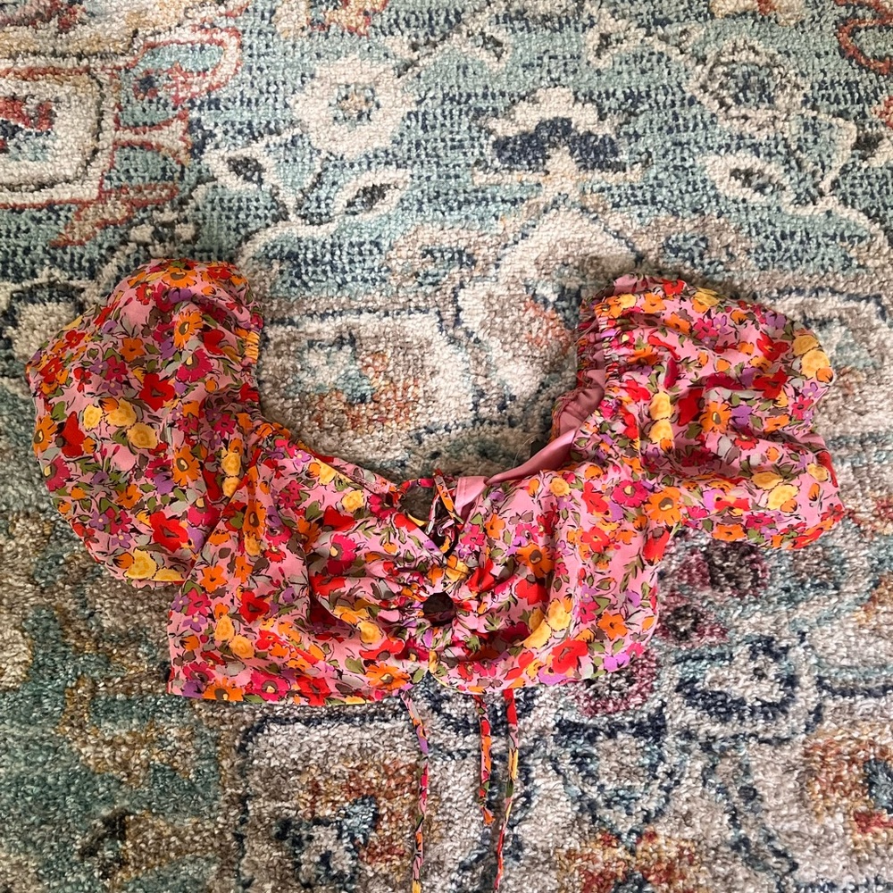 Wild Fable Floral Crop Top